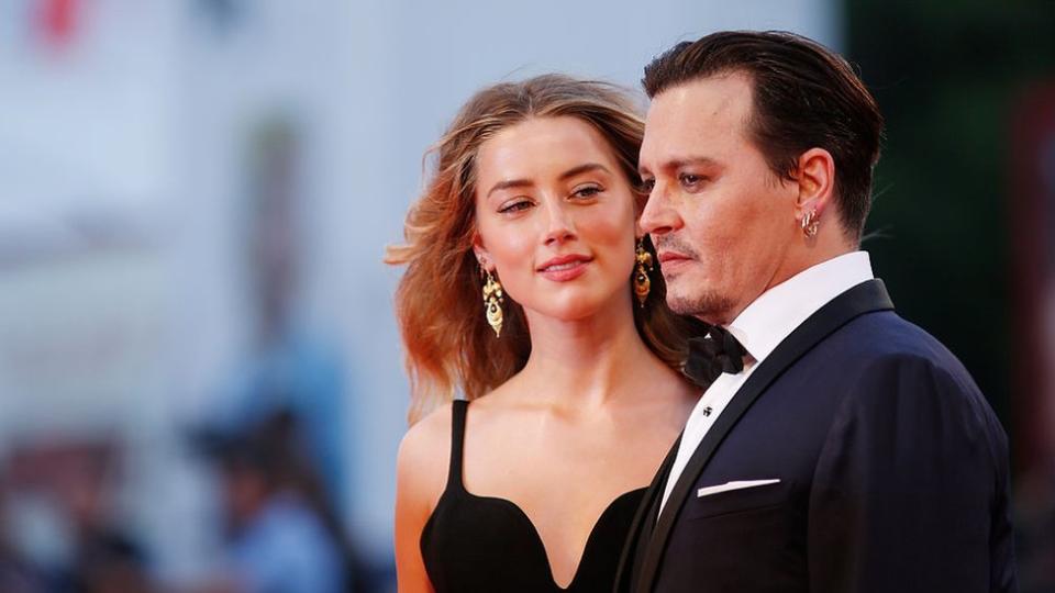 Johnny Depp y Amber Heard en 2015.