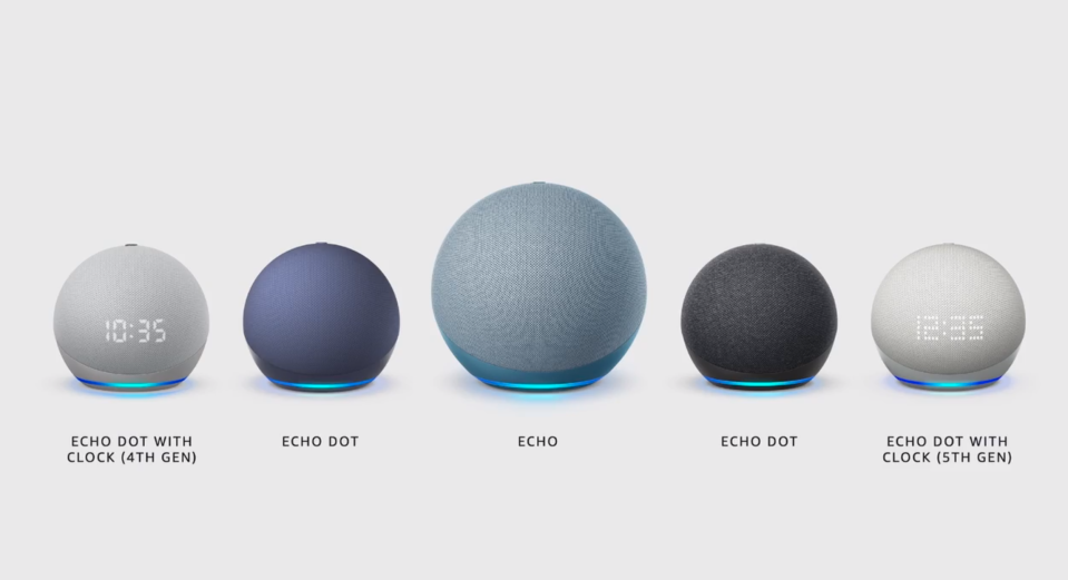 Amazon Echo smart speaker lineup