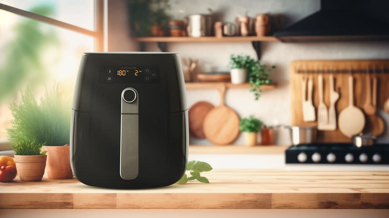 Air fryer on countertop