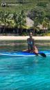 <p>Paddle-boarding in a tropical oasis, yes please...</p>