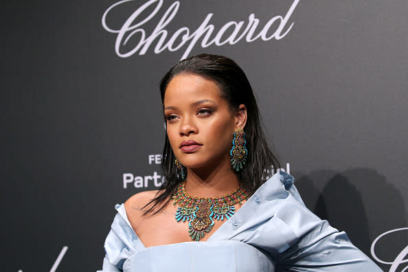 Rihanna’s last collection with Manolo Blahnik is called “So Stoned,” because of course