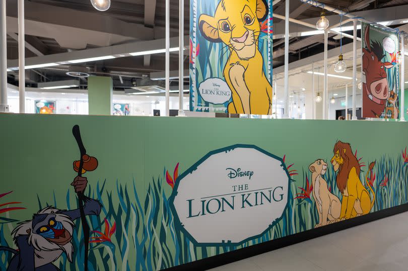 A Lion King cafe has arrived at Primark in Manchester. Photo shows Cardiff's cafe