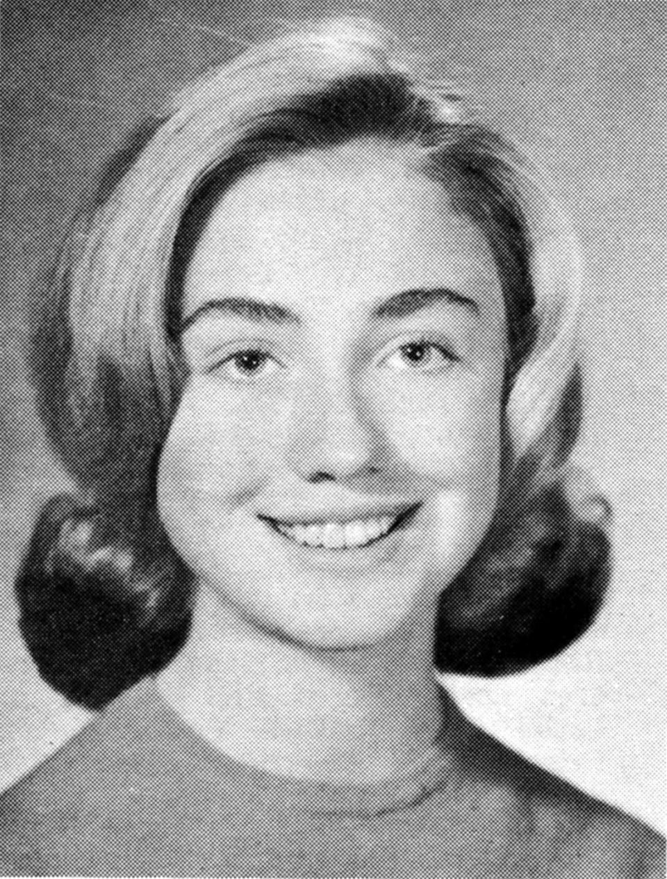 <p>It was all about the hair for the young politician. During her high school years outside of Chicago, the former New York senator kept her locks bouffant and flipped in the popular '60s style.</p>