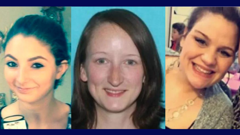 Jesse Lee Calhoun was indicted on May 17 on murder charges for the deaths of Charity Lynn Perry, 24, Bridget Leanne Webster, 31, and Joanna Speaks, 32. (KOIN 6 File Photos)