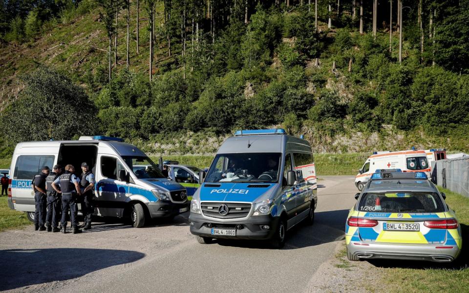 German police are searching for a man armed with knives and pistols in a forest area north of Oppenau near Offenburg - FRIEDEMANN VOGEL/EPA-EFE/Shutterstock/ Shutterstock