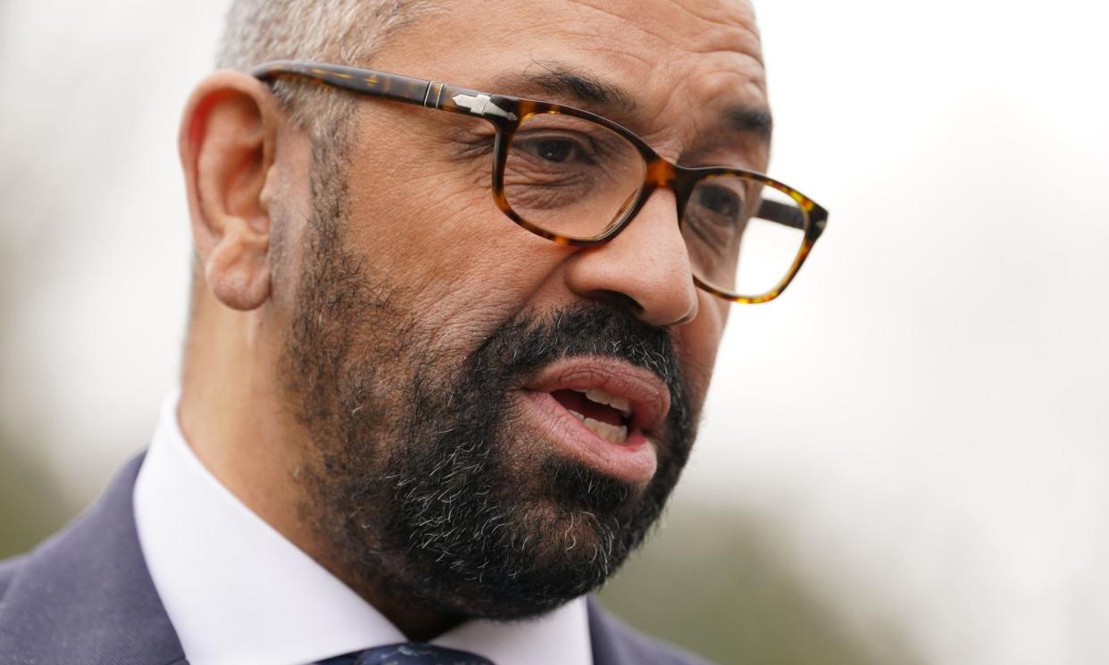 <span>The disclosure about James Cleverly comes weeks after the government was criticised for planning to spend £1.8m on each of the first 300 asylum seekers it plans to send to Rwanda.</span><span>Photograph: Gareth Fuller/PA</span>