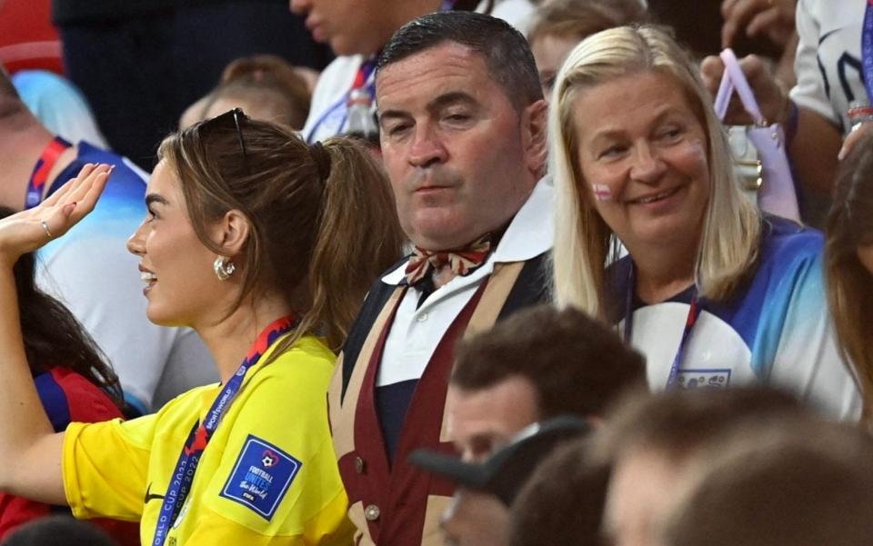 Kevin Grealish in his Union Flag waistcoat 