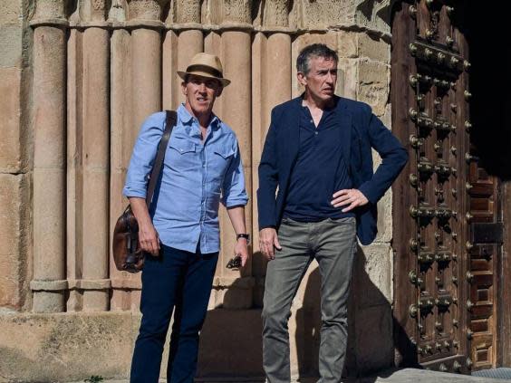 Rob Brydon and Steve Coogan in ‘The Trip to Spain’ (IFC Films)