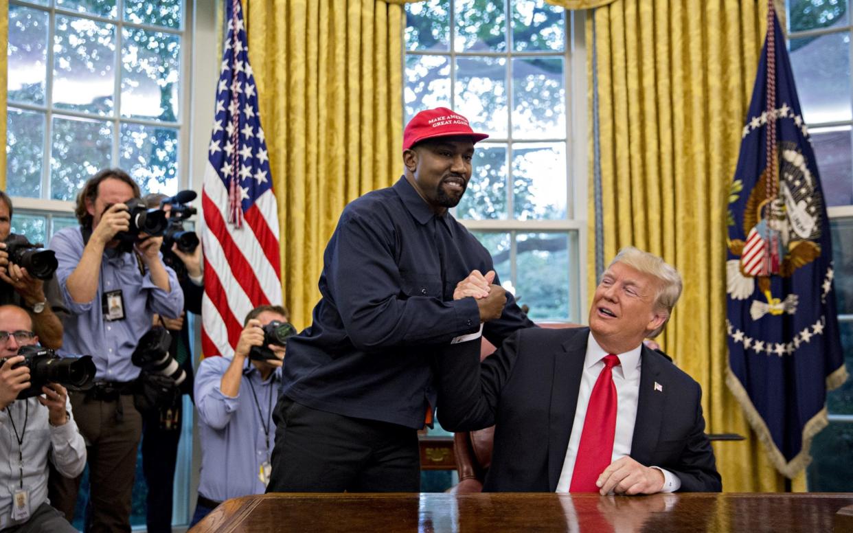 Donald Trump during a meeting in the Oval Office of the White House in Washington DC, 1 October, 2018 - Bloomberg