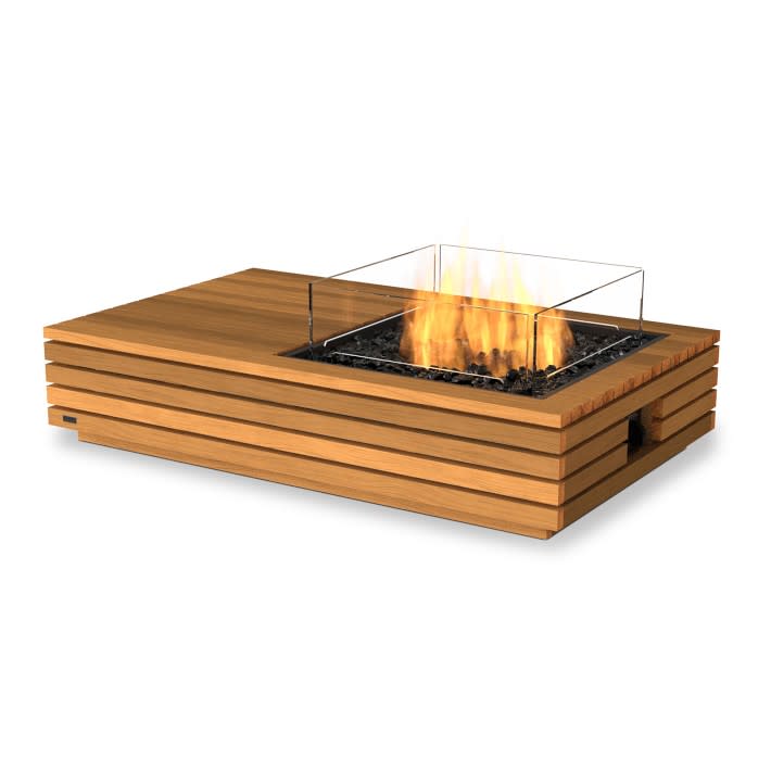 wood fire pit table