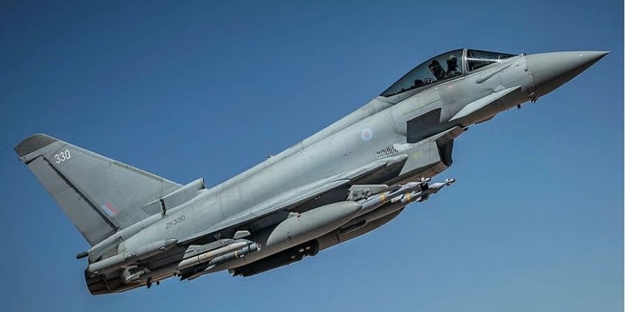 British fighter Typhoon