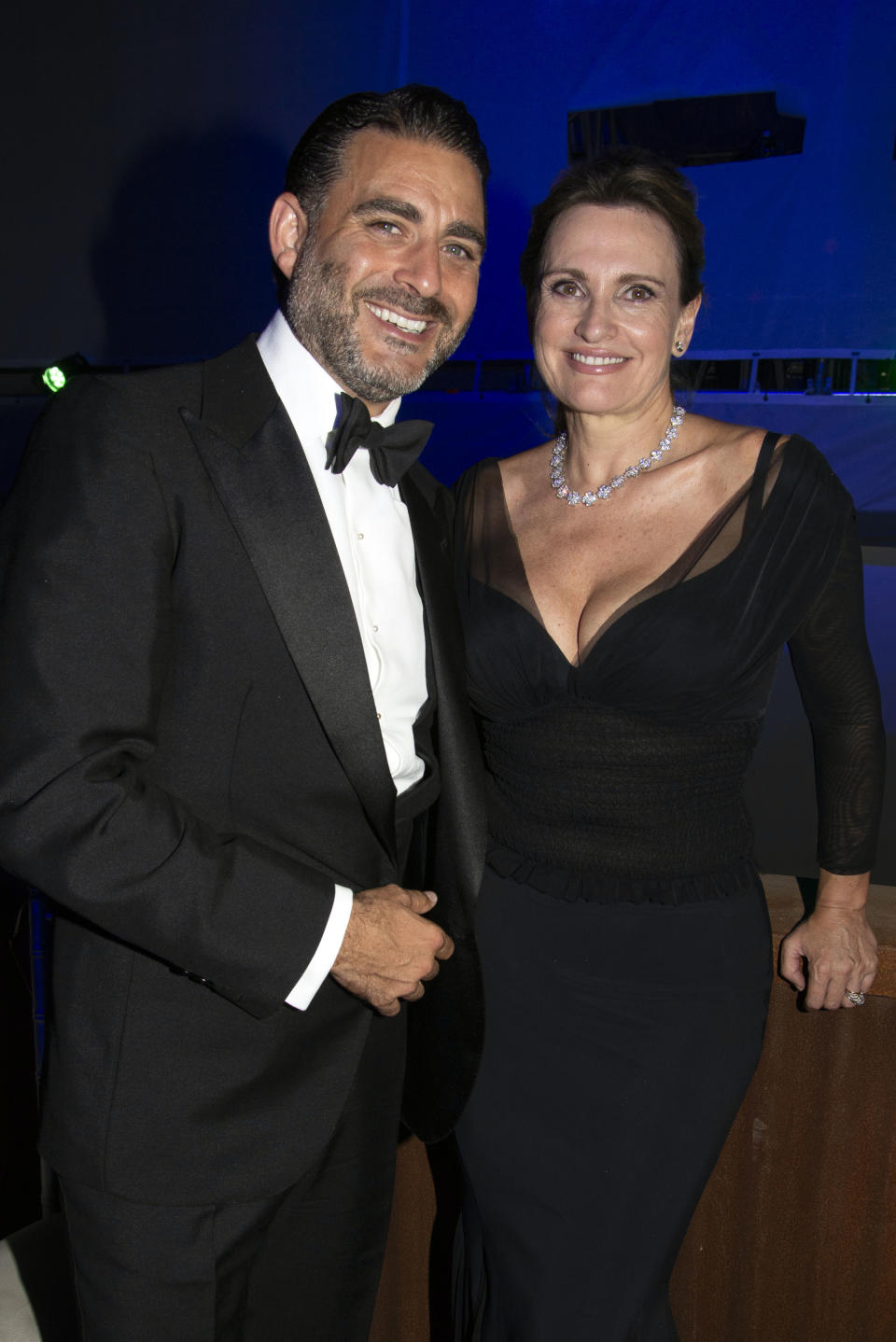 MARBELLA<SPAIN - AUGUST 11: Matias Urrea and Ainhoa Arteta attend the Starlite Gala on August 11, 2018 in Marbella, Spain. (Photo by Europa Press via Getty Images)