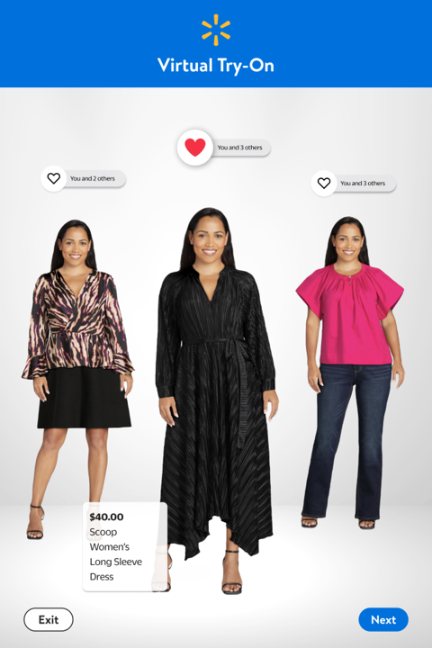 Walmart's Shop with Friends lets customers share their fashion finds with friends and ask for feedback.