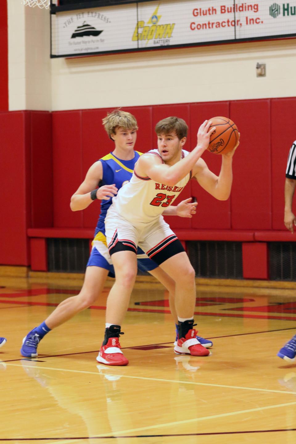 Clyde's Abe Morrison plays defense.