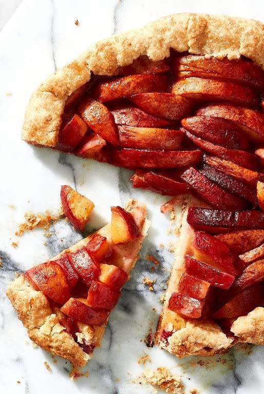 peach galette