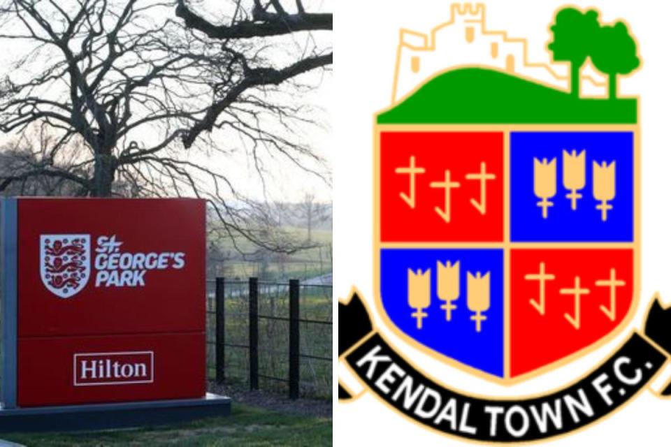 Kendal have appealed to the FA, left, in a bid to reverse the decision <i>(Image: PA / Kendal Town)</i>