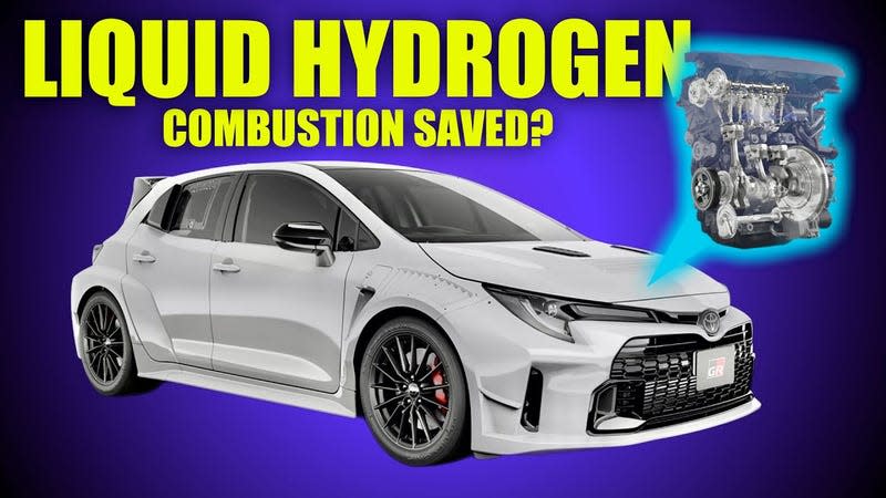Liquid hydrogen powered Toyota GR Corolla