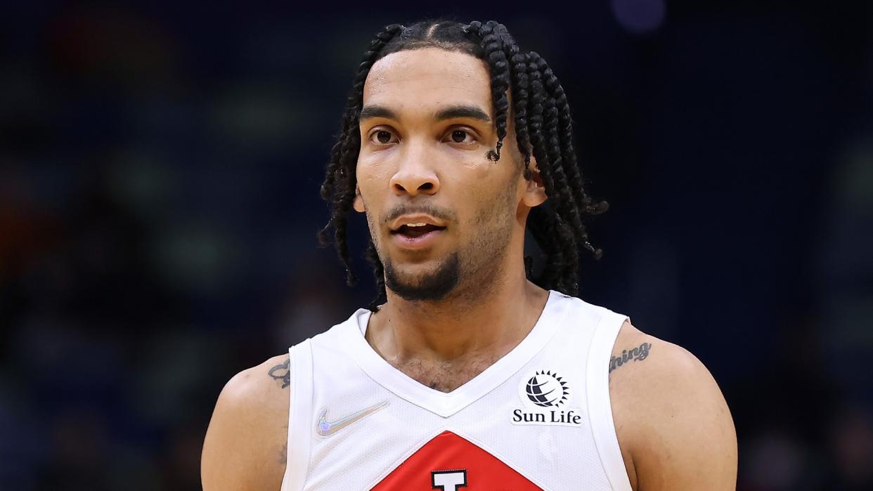 The Toronto Raptors waived second-year forward Justin Champagnie on Thursday after a tough loss to the Memphis Grizzlies at Scotiabank Arena. (Getty Images)