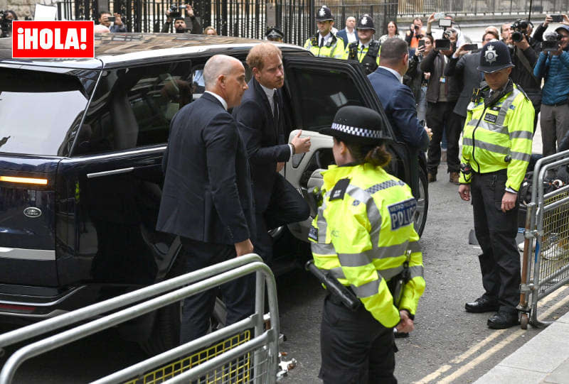 El príncipe Harry en el Tribunal Superior de Londres