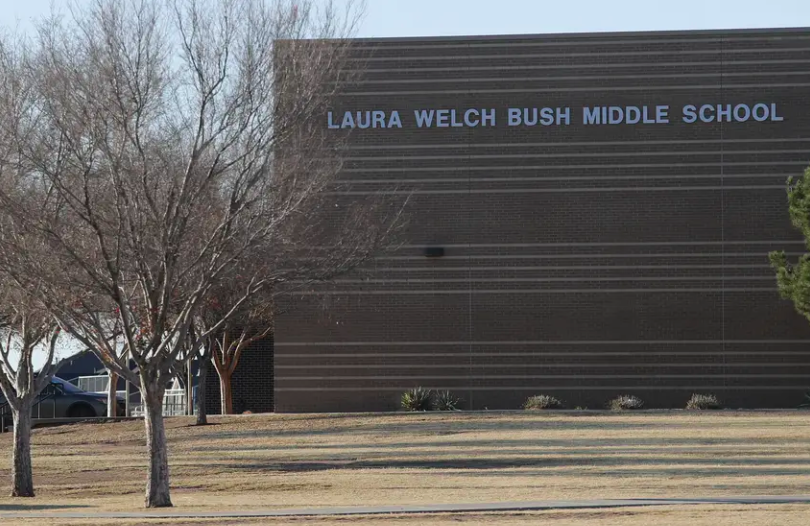 Black students at the Laura Bush Middle School in Lubbock-Cooper ISD were allegedly bullied over months, including with an Instagram account that posted photos of them with racist captions. (Mark Rogers/The Texas Tribune)