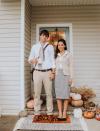 <p>There are few fictional couples more beloved than Jim and Pam of <em>The Office.</em> It’s easy to represent their work looks from the show, with Pam’s pencil skirt and sweater and Jim’s customary khakis and white button-down. </p><p><strong>Get the tutorial at <a href="https://inhonorofdesign.com/2018/10/10-couples-costume-ideas/#more-17461" rel="nofollow noopener" target="_blank" data-ylk="slk:In Honor of Design" class="link ">In Honor of Design</a>.</strong> </p>