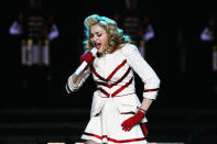 <b>1. Madonna - $34,577,308.62</b><br><br>Madonna performs as part of The MDNA Tour at Philips Arena in Atlanta.