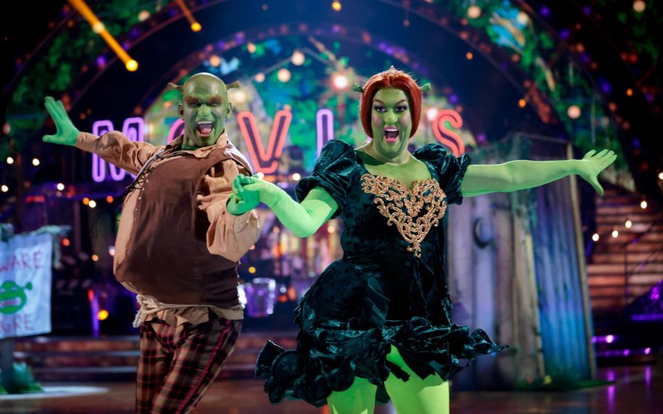 Sara and Aljaz went Shrek crazy on movies week - Guy Levy