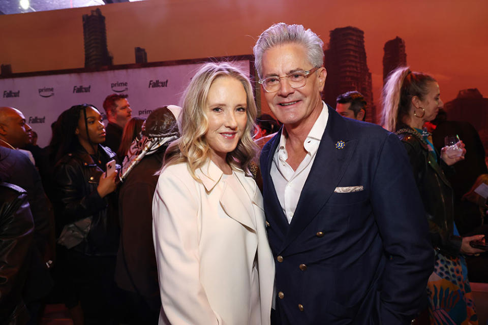 Jennifer Salke and Kyle MacLachlan attend the World Premiere Of Prime Video's "Fallout" - After Party on April 09, 2024 in Hollywood, California.