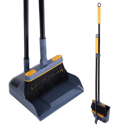 A sleek broom and dustpan set (41% off list price)