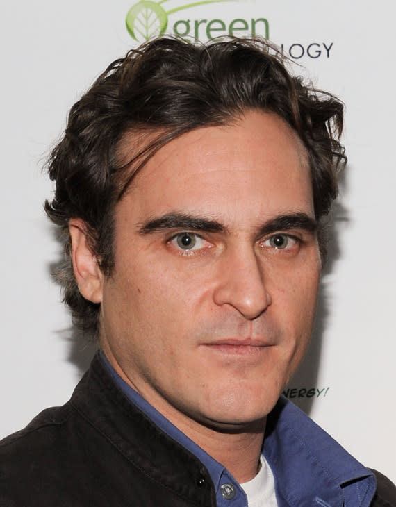 Joaquin Phoenix has a scar on his lip which looks like scar resulted from the surgical correction of a cleft palate. But it's just a birth mark.