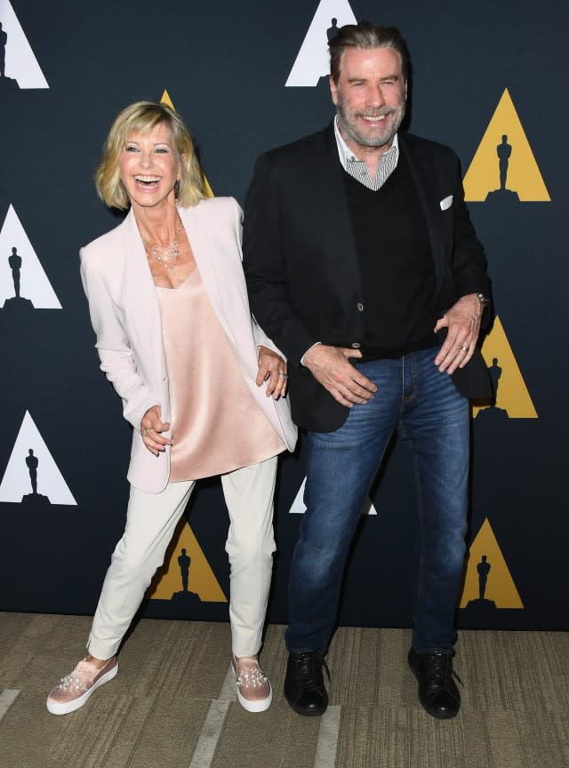 John Travolta and Olivia Newton-John