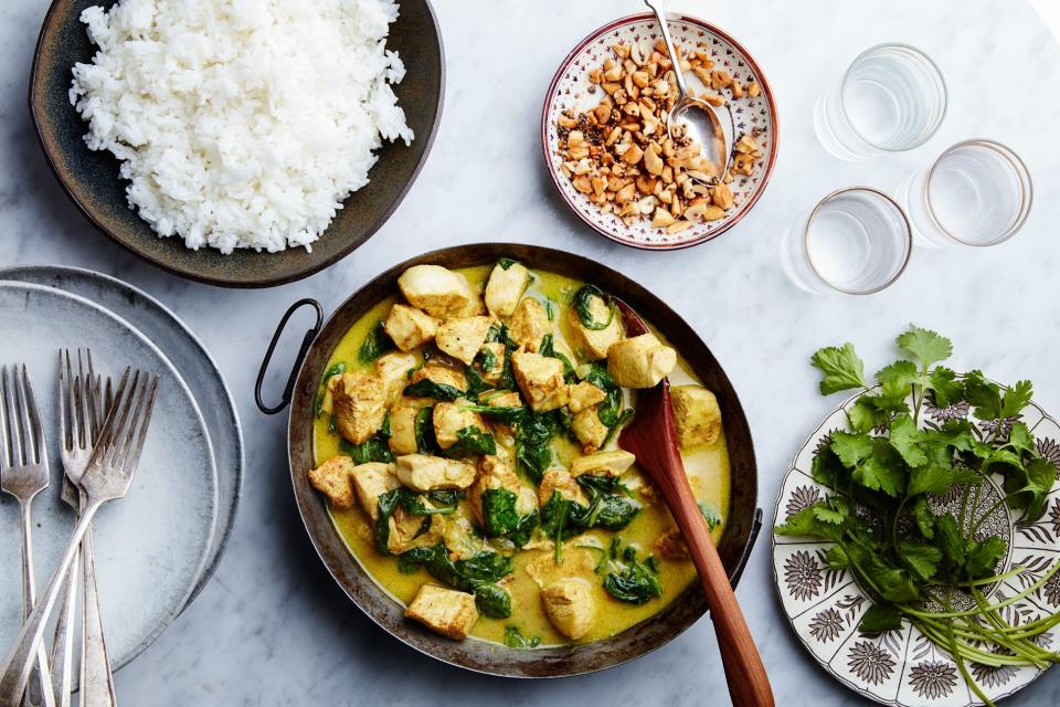 <h1 class="title">Coconut Chicken Curry in a Hurry- Hero</h1><cite class="credit">Photo by Chelsea Kyle, Food Styling by Rhoda Boone</cite>