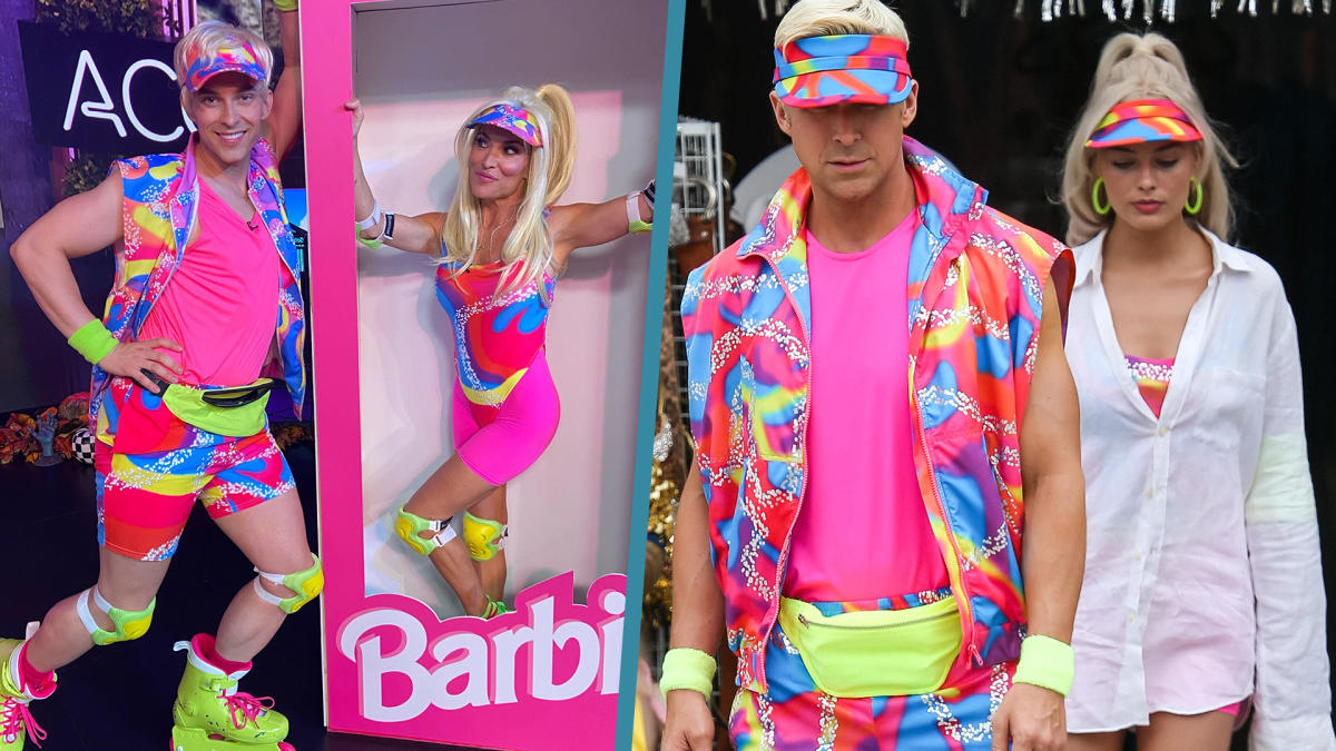 Adam Rippon & Kit Hoover Transform Into Barbie & Ken – Just Like Margot ...