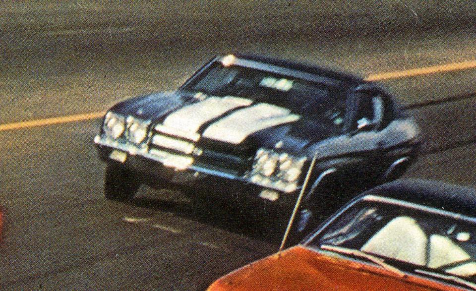 <p><em>February 1970</em><br></p><p>The Chevelle was charging around the track, its ears laid back and its hood louver snapped open to battle position. In compliance with California noise laws the exhaust has been restricted to a benevolent rumble, but the air rushing into the carburetor to feed those 454 cubic inches sounded like it was trying to take half the landscape with it. The Chevelle is a big car, enormous on Lime Rock, a tight, twisty, 1.53-mile circuit normally inhabited by Formula Vees and other assorted fruit-cup racers, but it didn't matter. Across the start-finish line at 110 mph, hard on the brakes for the Hook, wheels cocked in for the turn and clipping the infield grass at the apex-it seemed right at home. And it was doing very well, too. With a best lap of 1:08:00 it was the fastest non-race car that Jim Haynes, the track manager, could remember. The cornering speeds were good too 66.0 mph through the Hook and 61.4 mph through the Esses, a section with a left/ right transition that is difficult for softly sprung passenger cars. <a rel="nofollow noopener" href="http://www.caranddriver.com/comparisons/1970-chevrolet-chevelle-ss454-page-4" target="_blank" data-ylk="slk:READ MORE >>;elm:context_link;itc:0;sec:content-canvas" class="link ">READ MORE >></a></p>