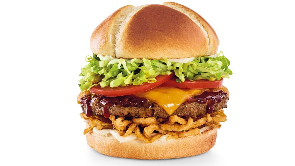 Red Robin's signature Whiskey River Burger.