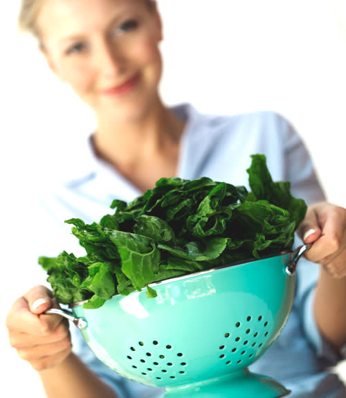 Dark leafy vegetables are a good source of Vitamin D