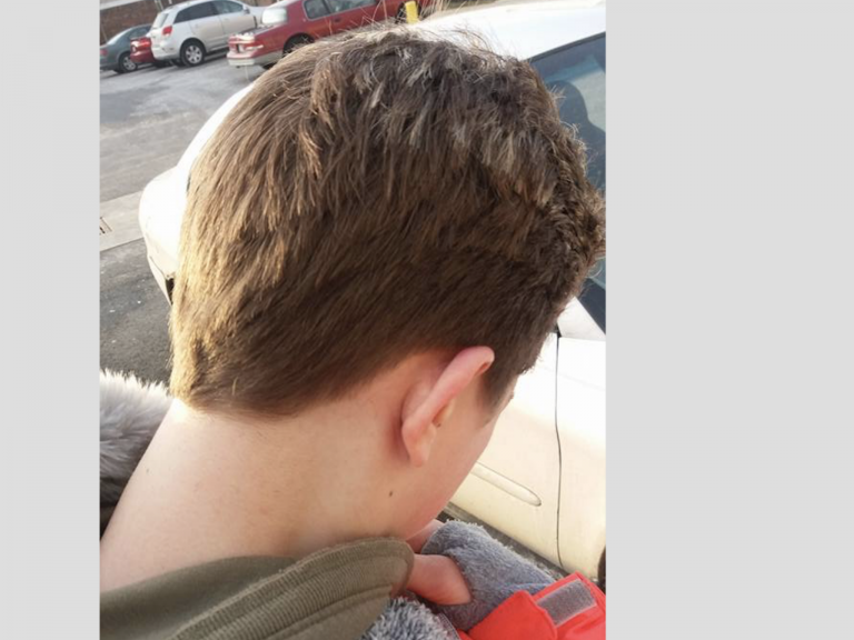 Police investigate complaint after father accused of chopping off daughter's hair for getting highlights