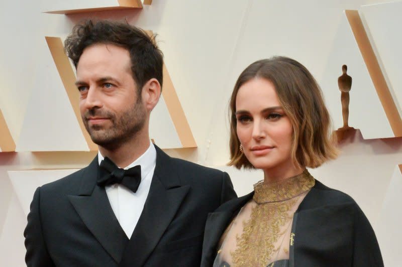 Natalie Portman (R) and Benjamin Millepied attend the Academy Awards in 2020. File Photo by Jim Ruymen/UPI