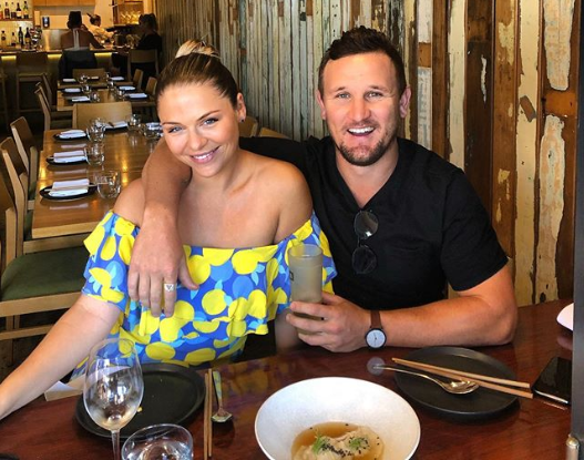 Bachelor Australia star Tara Pavlovic pictured with fiance Nick Shepherdson