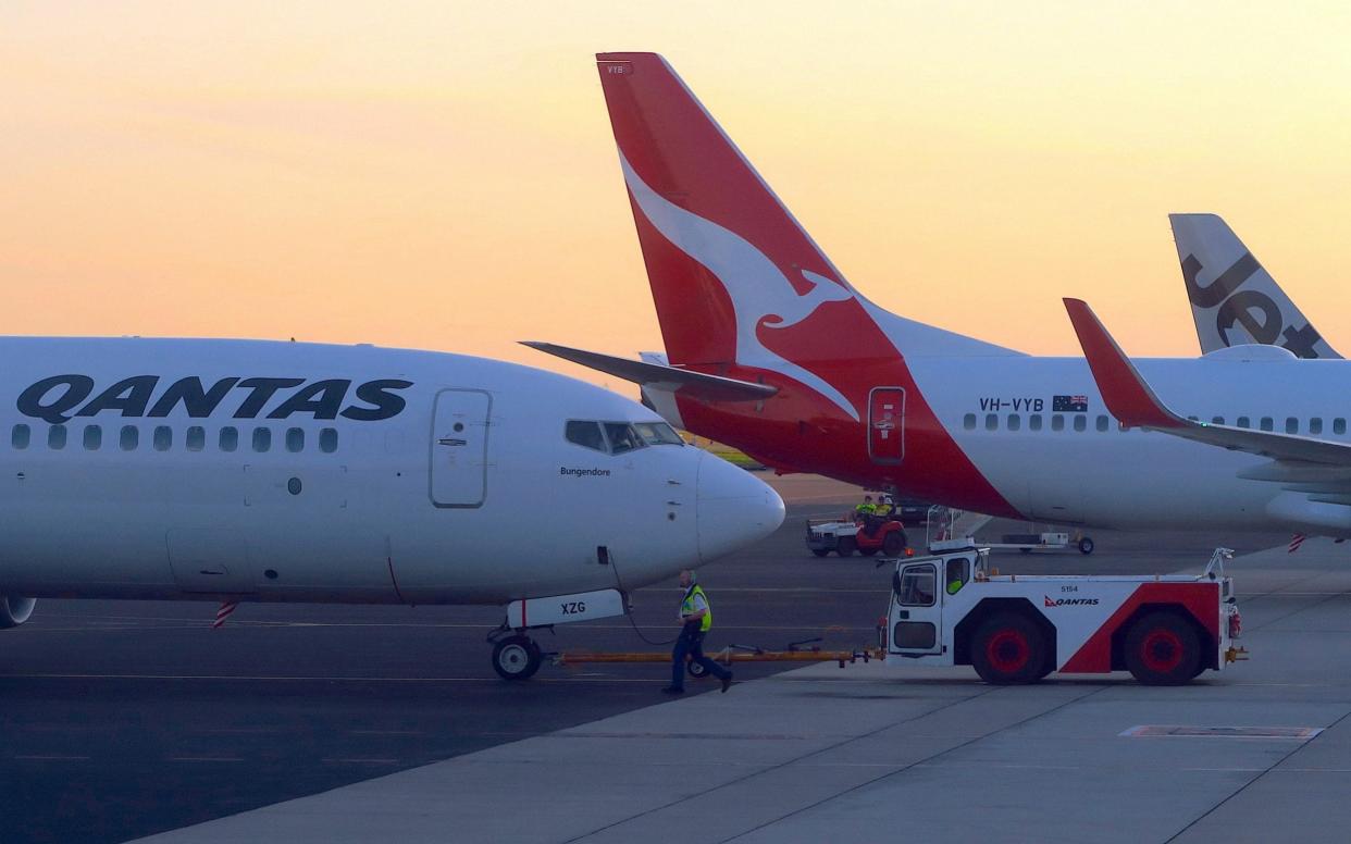 Qantas said the passengers were evacuated 