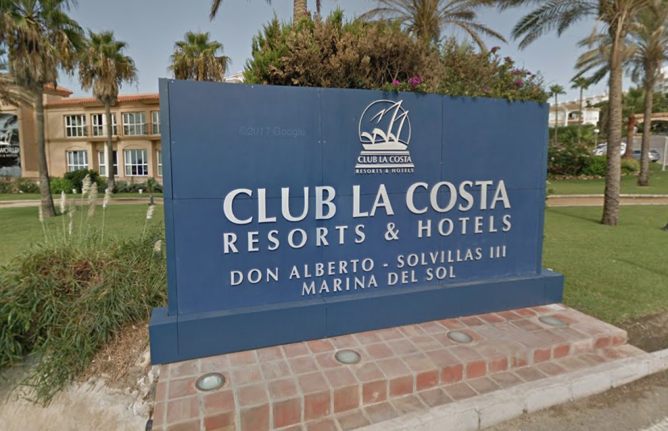 The family were staying at the Club La Costa World resort in Fuengirola, Spain (Picture: Google)