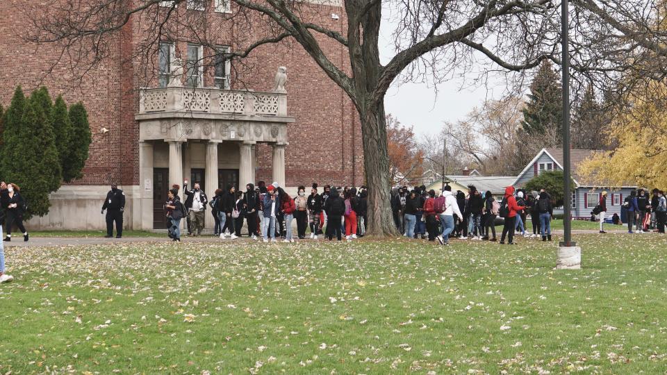 Dismissal at Franklin High School