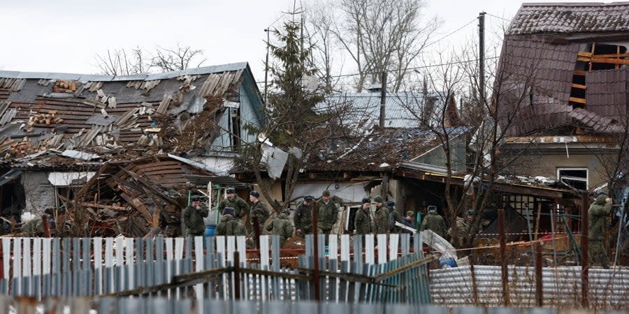 Consequences of a drone explosion in the city of Kireevsk, Tula region of the Russian Federation, March 27, 2023