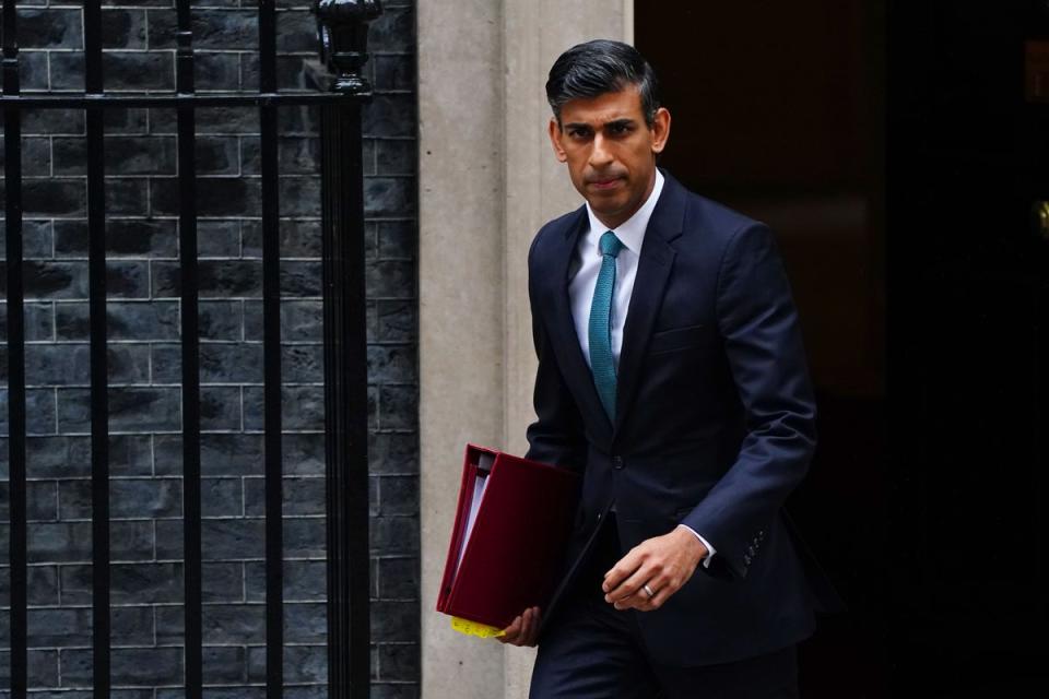 Rishi Sunak is tearing up ‘Trussonomics’ (Victoria Jones/PA) (PA Wire)