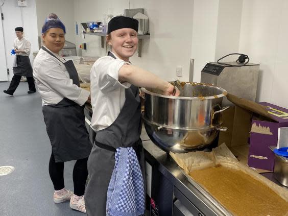 Staff and volunteers at The Auckland Project’s kitchen (The Auckland Project)