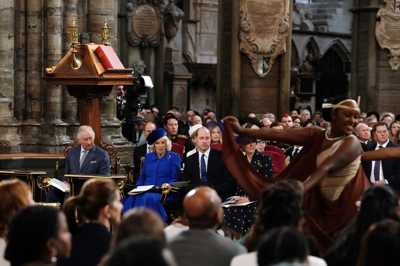 Commonwealth Day service at Westminster Abbey