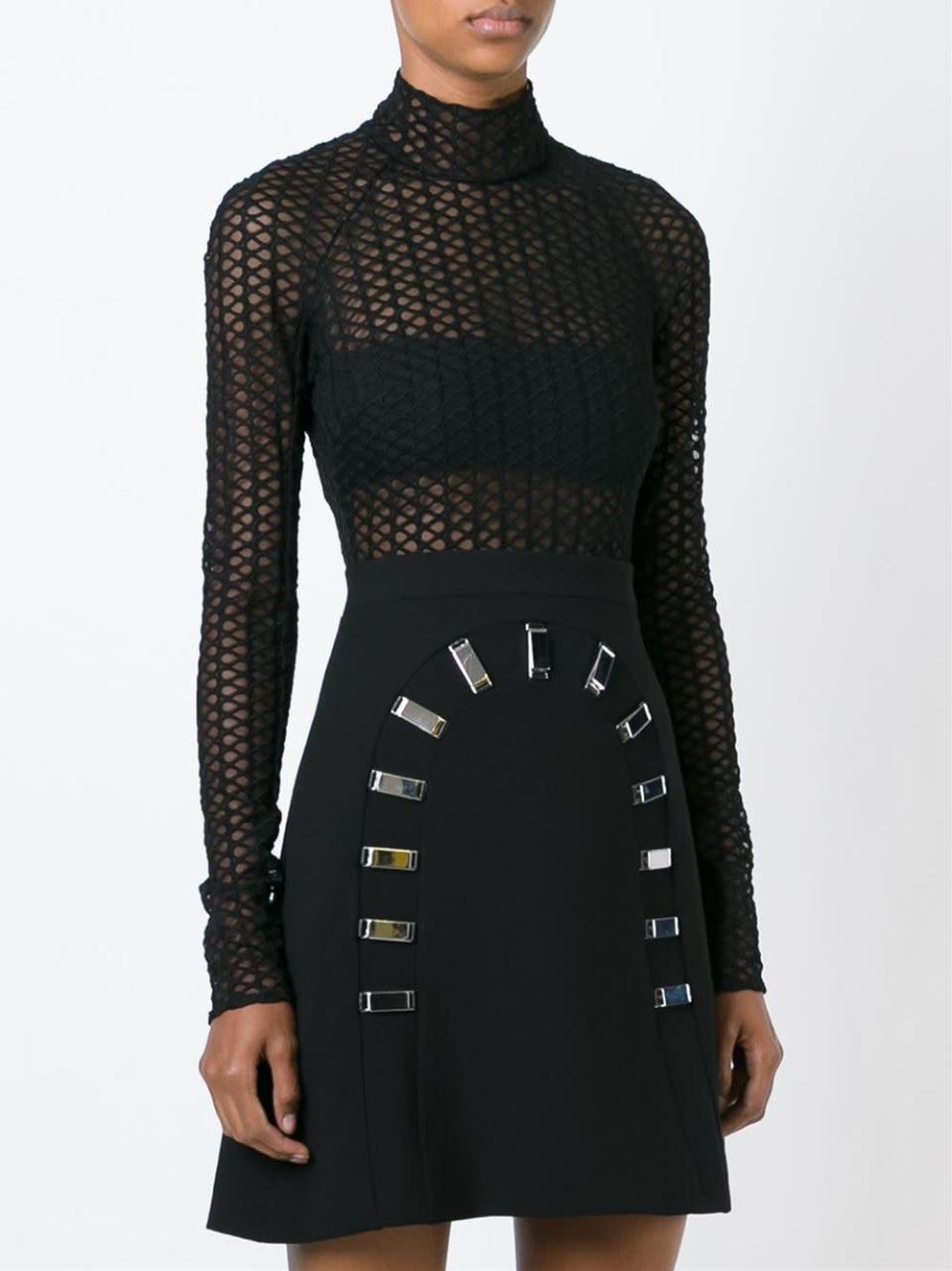 David Koma Macrame bodysuit, $1,245, farfetch.com