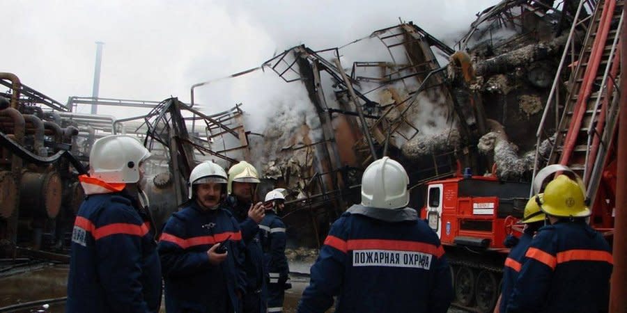 A fire broke out at the Lukoil-Volgogradneftepererabotka oil refinery in Volgograd, Russia, as a result of a drone attack on Feb. 3