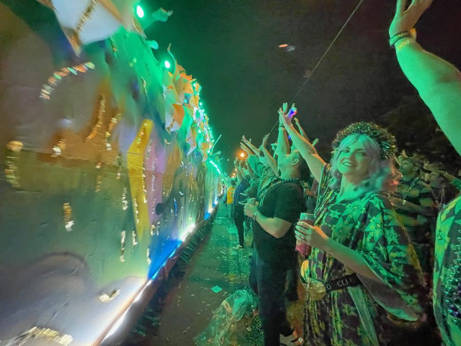 Krewe of Endymion rolls on Saturday, Feb. 10, 2024. (WGNO/Justin Abshire)