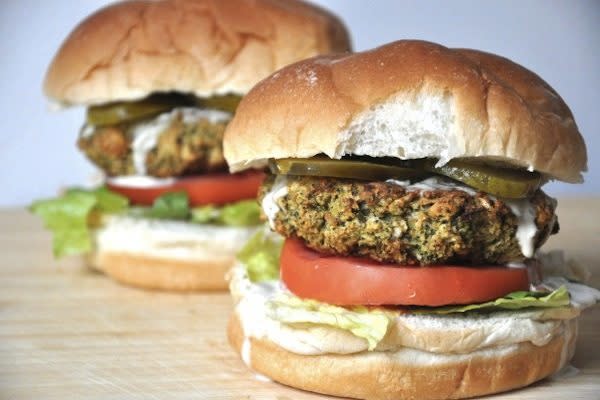 Baked Broccoli Burgers